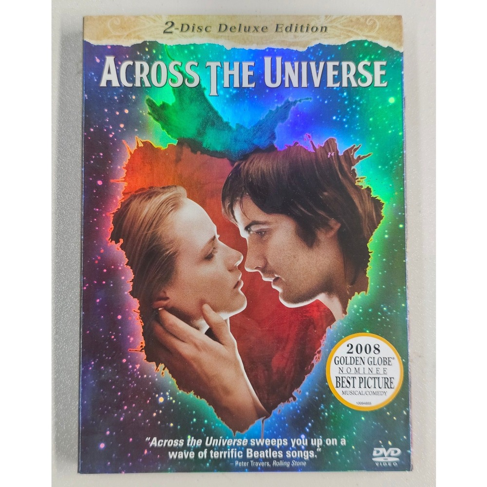 Across the Universe DVD 2-Disc Deluxe Edition Beatles Musical Movie 2008